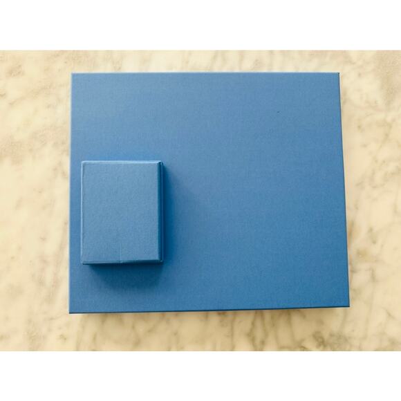 Smythson Box Set Large & Small Ribbon & Tissue EUC Display Gift Storage - Picture 5 of 5